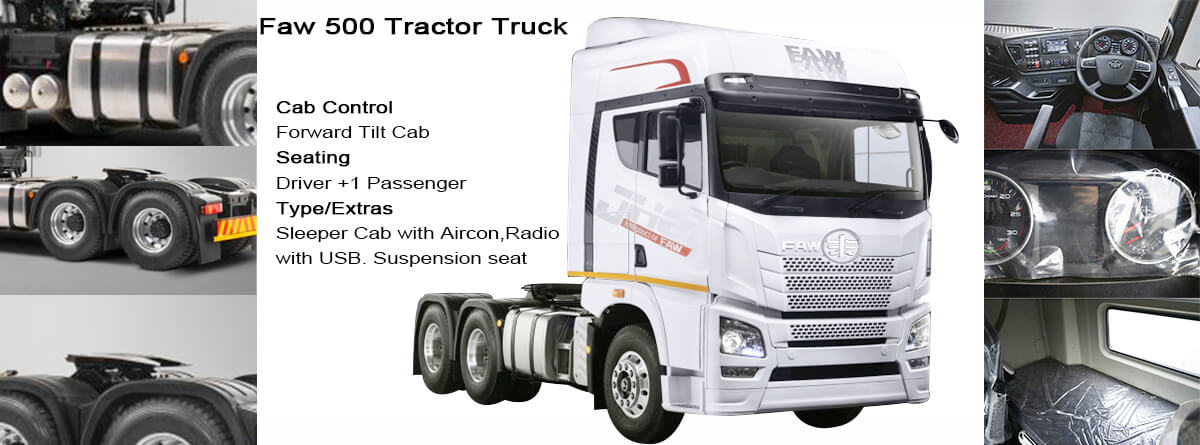 Faw Tractor Truck Head Truck for Sale in Zimbabwe