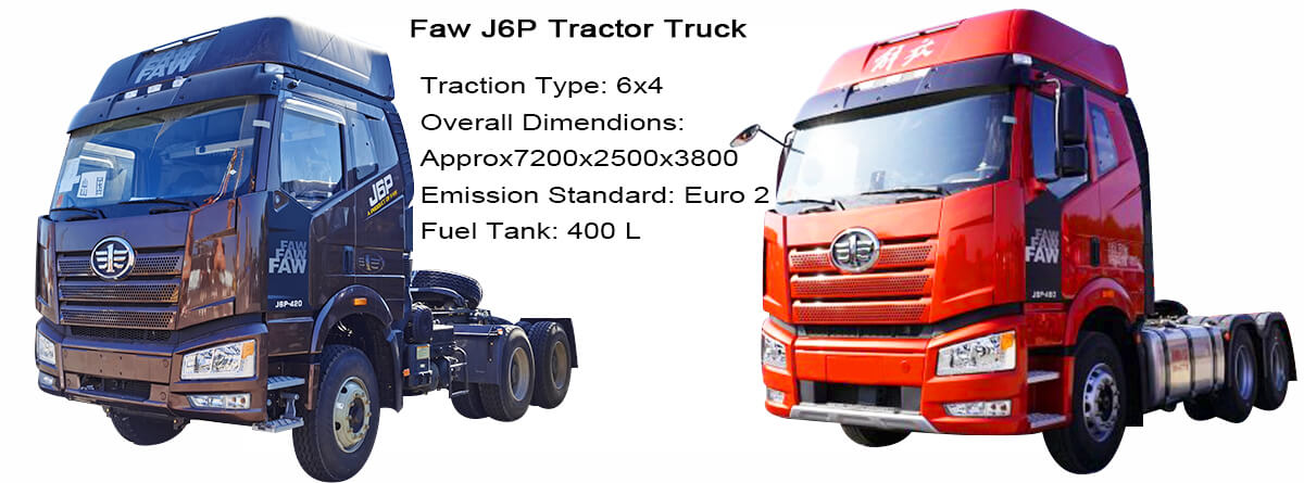 Faw Tractor Truck Head Truck for Sale in Zimbabwe