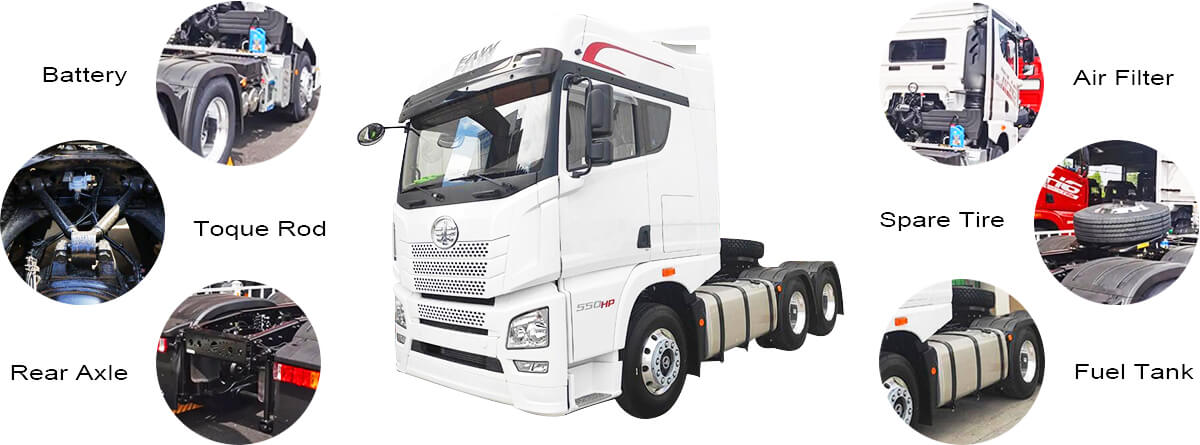 Faw Tractor Truck Head Truck for Sale in Zimbabwe