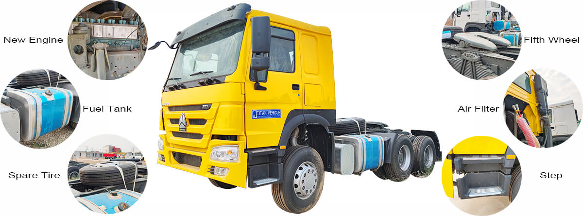 Used Howo Tractor Truck for Sale in Zimbabwe