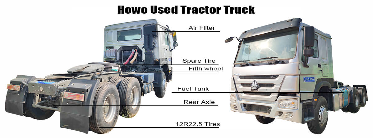 Used Howo Tractor Truck for Sale in Zimbabwe