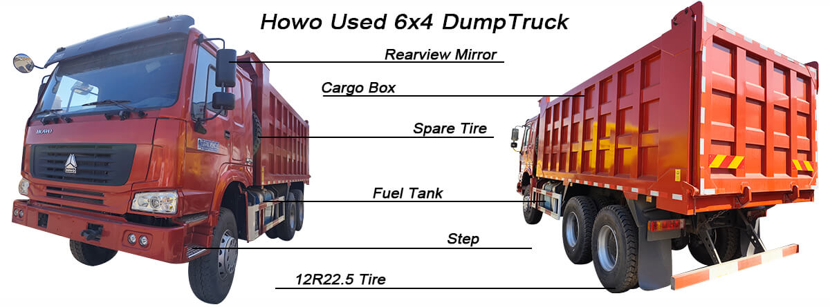 Used Howo Dump Truck for Sale in Zimbabwe