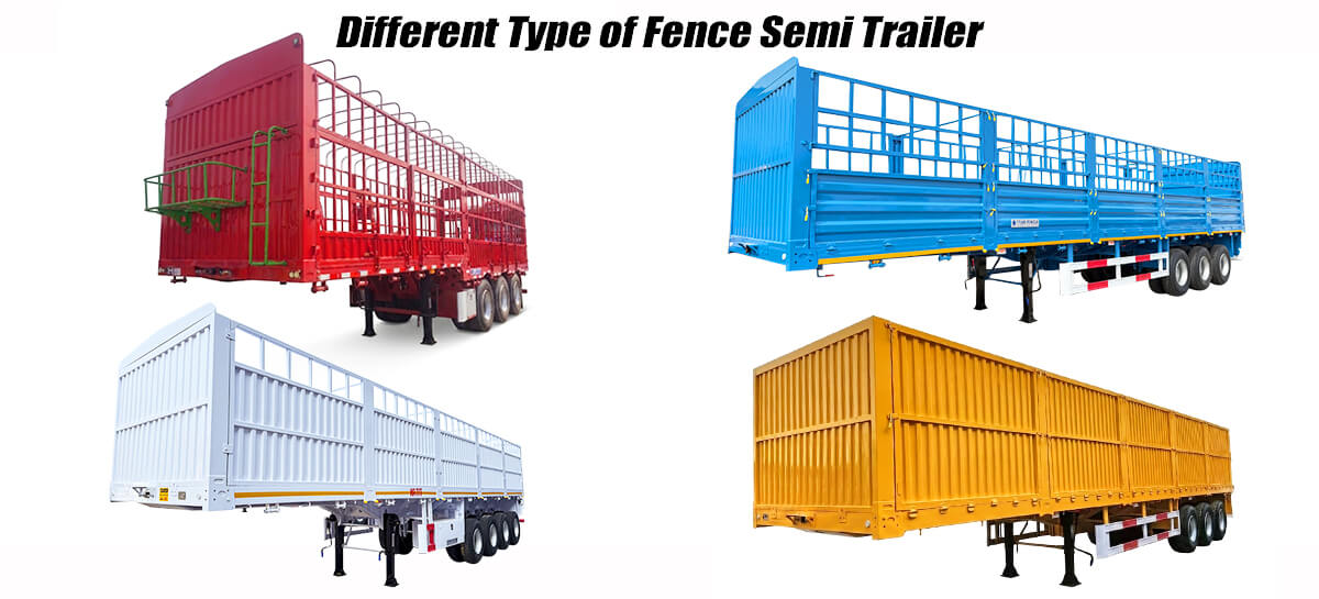 Fence Semi Trailer | Fence Cargo Trailer for Sale in Zimbabwe