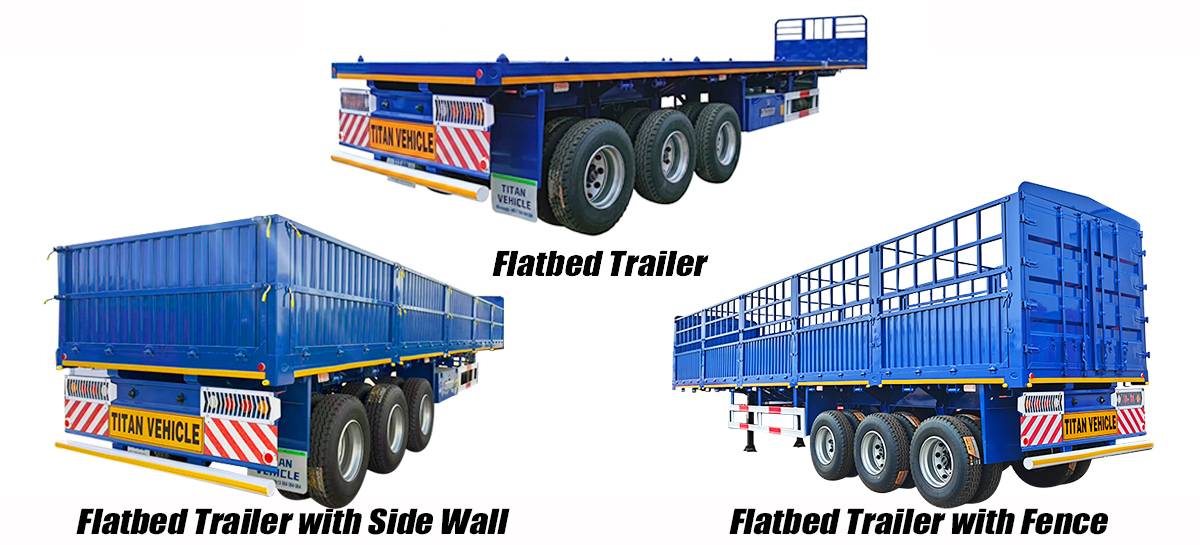Fence Semi Trailer | Fence Cargo Trailer for Sale in Zimbabwe