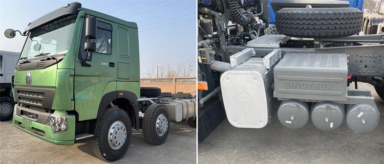 8x4 12 Wheeler Cargo Truck Chassis for Sale in Zimbabwe Kadoma  - Sinotruk Howo 380