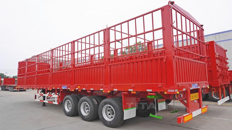 Tri Axle 60 Ton Stake Semi Trailer for Sale in Zimbabwe Gweru
