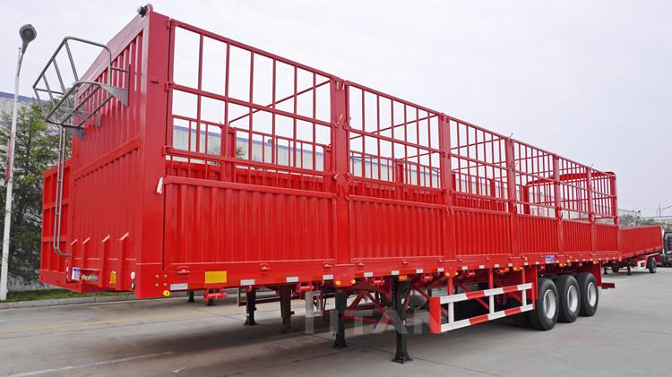 Tri Axle 60 Ton Stake Semi Trailer for Sale in Zimbabwe Gweru
