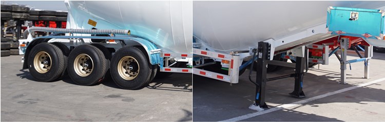 42cbm Cement Bulker Truck Trailer for Sale in Zimbabwe Mutare