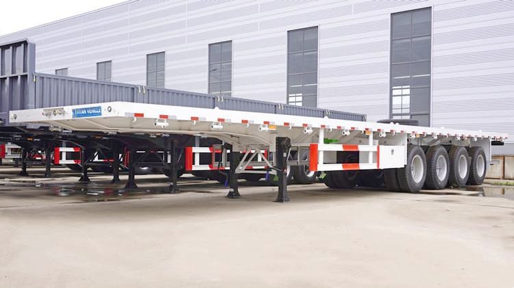12Meter 45 Ft Flat Bed Trailer for Sale in Zimbabwe Gweru