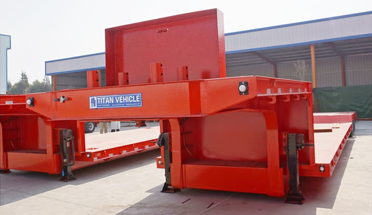 3 Axle Hydraulic Low Bed Trailers for Sale in Zimbabwe Mutare