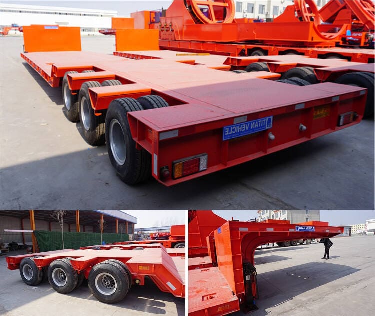 3 Axle Hydraulic Low Bed Trailers for Sale in Zimbabwe Mutare