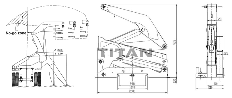 Container Side Loader for Sale | 40 Foot Side Loader Container Truck Trailer for Sale in Ghana Tema