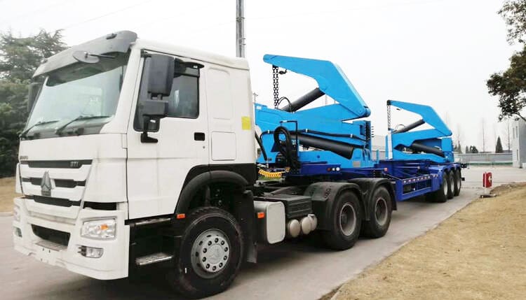 40t container loading trailer