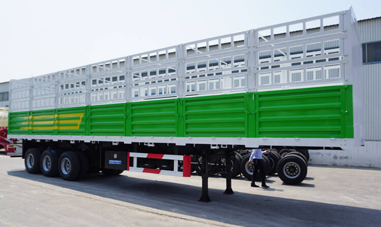 3 Axle Fence Cargo Semi Trailer Price for Sale in Zimbabwe Bulawayo