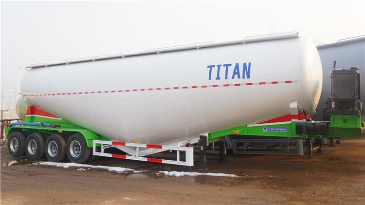 4 Axle 50CBM Dry Bulk Tanker Trailer for Sale In Zimbabwe Mutare