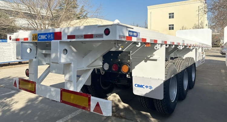 CIMC 3 Axles 40ft Flatbed Semi Trailer for Sale in Zimbabwe