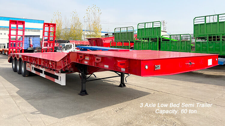 3 Axle Low Bed Semi Trailer for Sale in Zimbabwe