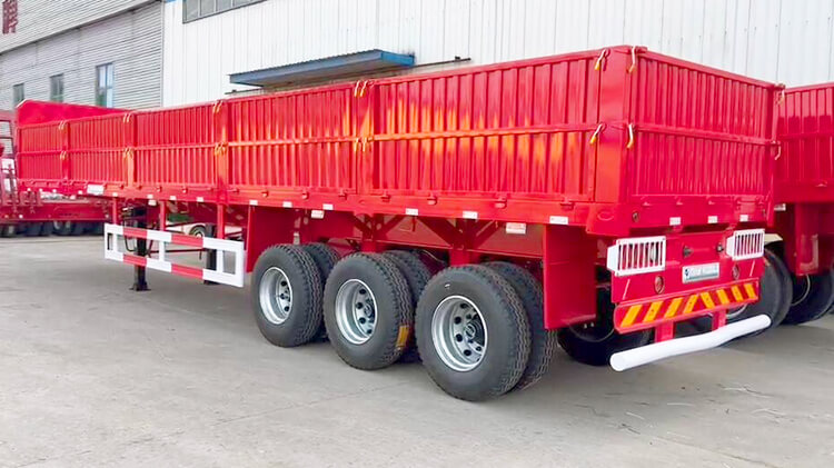 60 Ton Tri Axle Dropside Trailers for Sale in Harare Zimbabwe