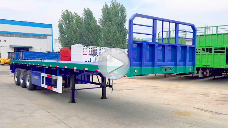 Tri Axle Flat Deck Trailer for Sale in Zimbabwe