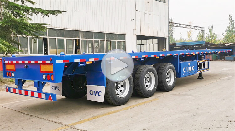 Flatbed Semi Trailer Manufacture - CIMC 3 Axle Flatbed Trailer for Sale in Harare Zimbabwe