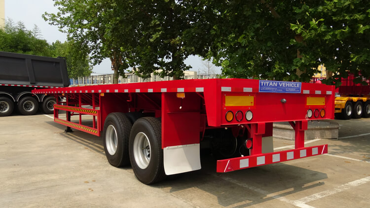 2 Axle 40 Ft Flatbed Trailer for Sale Near Me in Zimbabwe Gweru