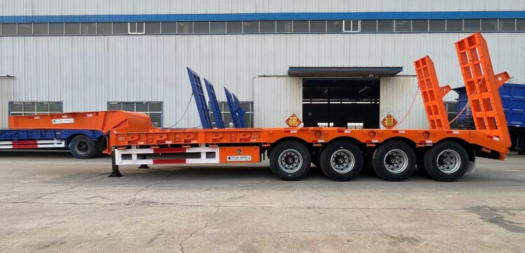 100 Ton 4 Axle Low Bed Trailer for Sale in Harare Zimbabwe
