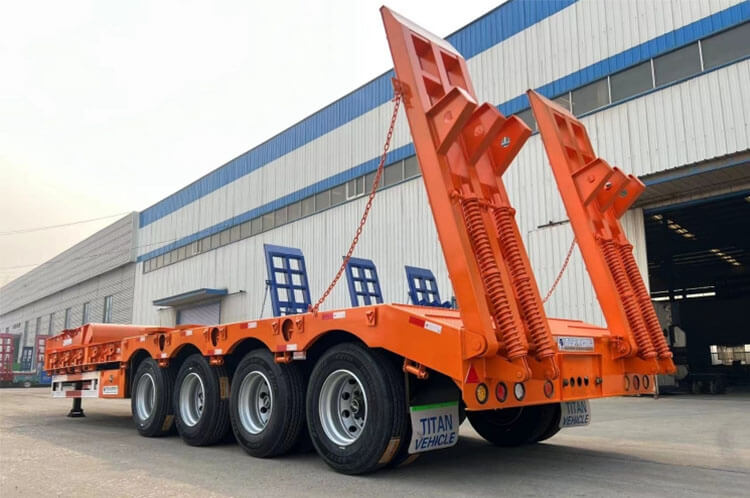 100 Ton 4 Axle Low Bed Trailer for Sale in Harare Zimbabwe