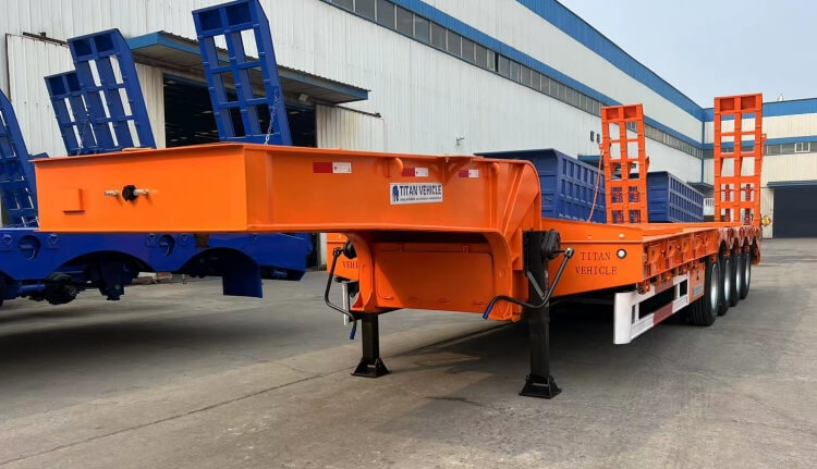 100 Ton 4 Axle Low Bed Trailer for Sale in Harare Zimbabwe