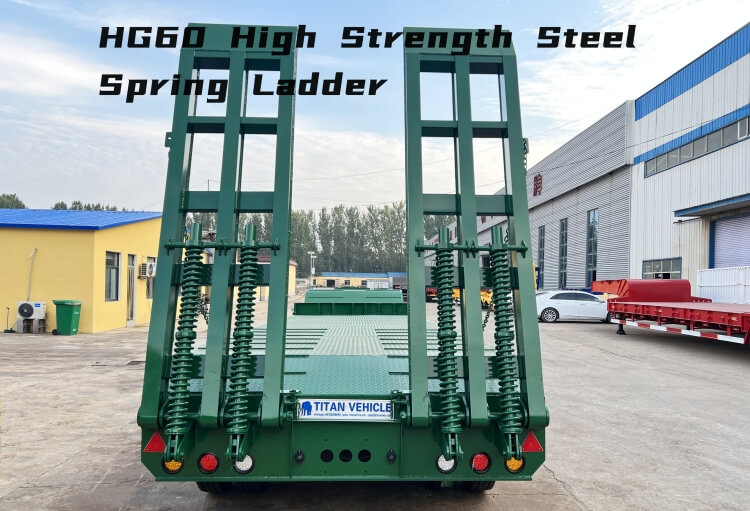 80ton 4 Axle Low Bed Trailer Price for Sale in Bulawayo Zimbabwe