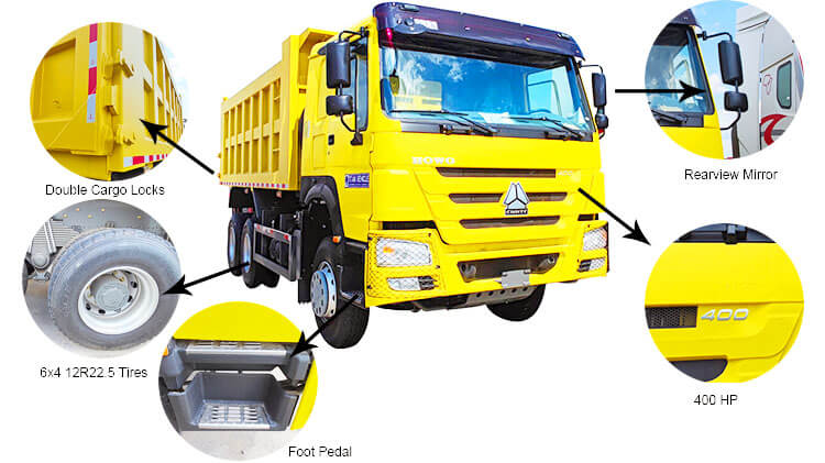 Howo 6x4 Dump Truck for Sale in Zimbabwe Mutare