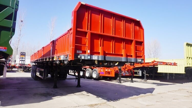 CIMC China 40 Ton Bulk Cargo Semi Side Wall Trailer for Sale in Zimbabwe