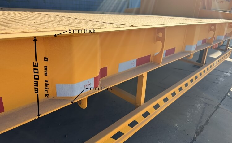 CIMC 3 Axle 80 Ton Low Bed Truck Trailer for Sale in Zimbabwe