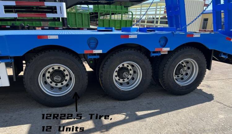 60 Ton 3 Axle Low Bed Trailer for Sale Heavy Machinery Transport in Zimbabwe
