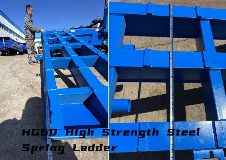60 Ton 3 Axle Low Bed Trailer for Sale Heavy Machinery Transport in Zimbabwe