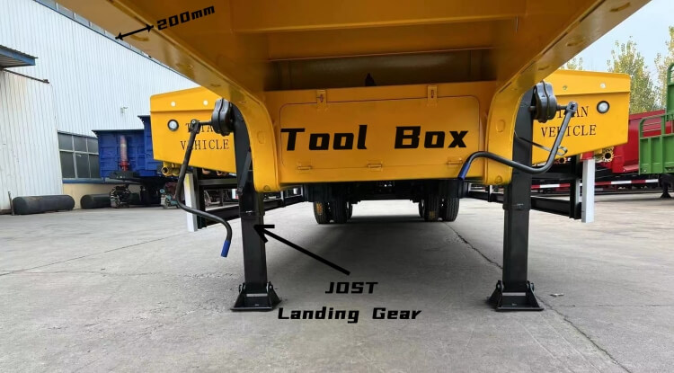 Semi Low Bed Trailer Price in Zimbabwe Mutare | 50 Ton Low Bed Trailer Truck | 2 Axle Low Bed Trailer