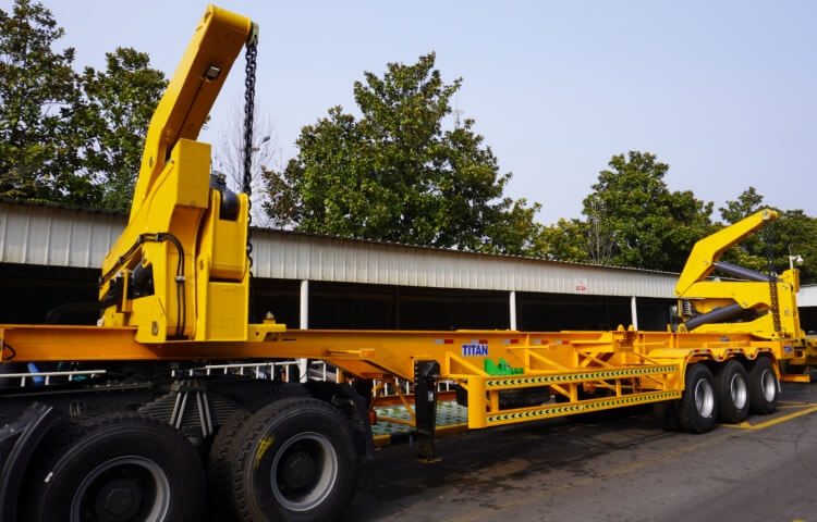 Howo Trucks for Sale Harare | Container Side Lifter Truck in Zimbabwe | Sinotruk Howo 371