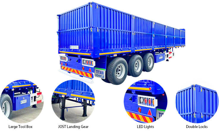 Sideboards for Trailer | Triaxle Trailer with Board for Sale in Zimbabwe