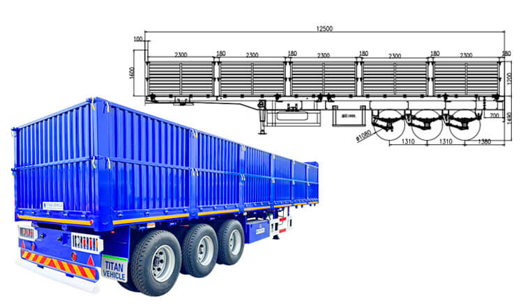 Sideboards for Trailer | Triaxle Trailer with Board for Sale in Zimbabwe