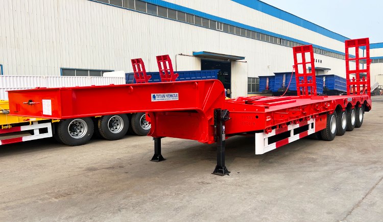 4 Axle Low Bed Trailer | Low Bed Truck Trailer for Sale in Zimbabwe