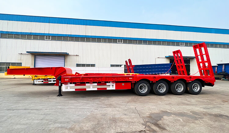 4 Axle Low Bed Trailer | Low Bed Truck Trailer for Sale in Zimbabwe
