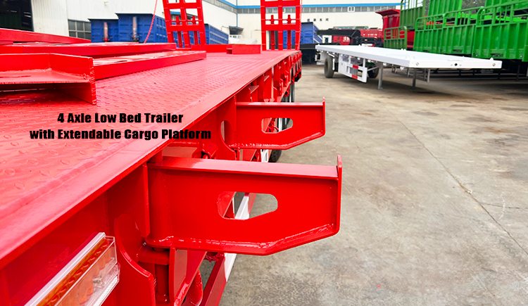 4 Axle Low Bed Trailer | Low Bed Truck Trailer for Sale in Zimbabwe