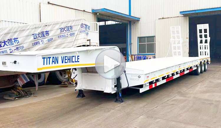 Drop Bed Low Loader Trailer | Tri Axle Tractor Low Loader Trailer for Sale in Gweru Zimbabwe