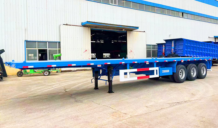 Flatbed Tri Axle Trailer | 40 Ft Flatbed Trailer for Sale in Harare Zimbabwe