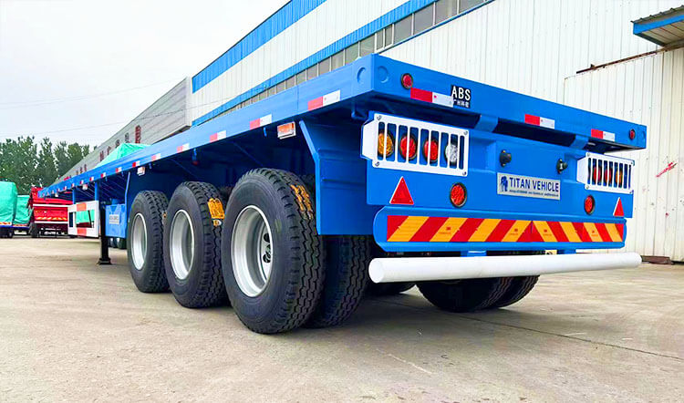 Flatbed Tri Axle Trailer | 40 Ft Flatbed Trailer for Sale in Harare Zimbabwe