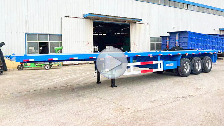 Flatbed Tri Axle Trailer | 40 Ft Flatbed Trailer for Sale in Harare Zimbabwe