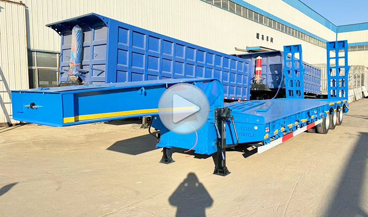 3 Axle 60 Ton Low Bed Trailer for Sale in Harare Zimbabwe