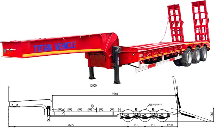 Semi Low Bed Trailer | Lowbed Truck for Sale Price in Zimbabwe