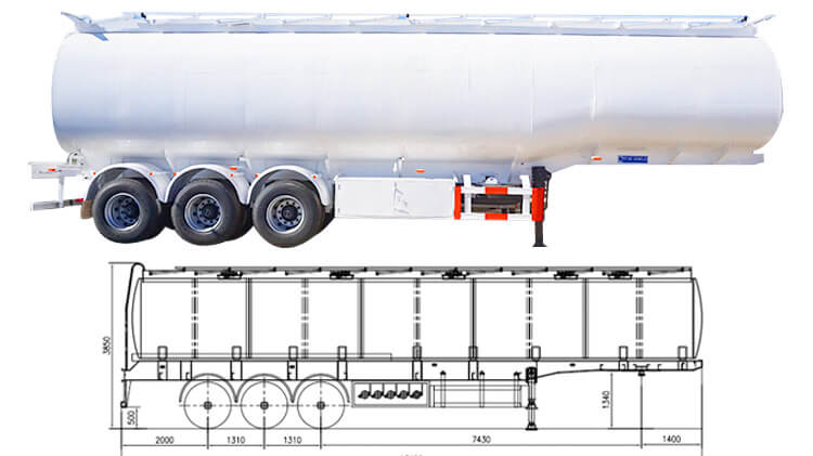 3 Axle Tanker Trailer Price | Fuel Tanker Trailer for Sale in Zimbabwe
