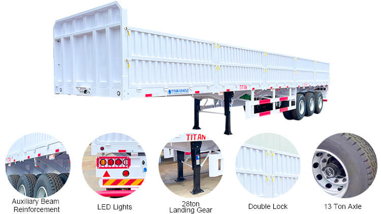 Sideboards for Trailer | 3 Axle Side Boards Trailer for Sale in Zimbabwe