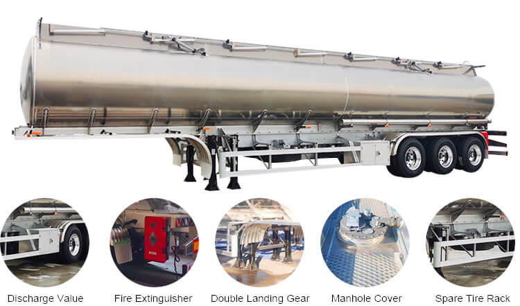 Semi Tanker Trailer | Aluminum Tanker Trailer for Sale in Zimbabwe